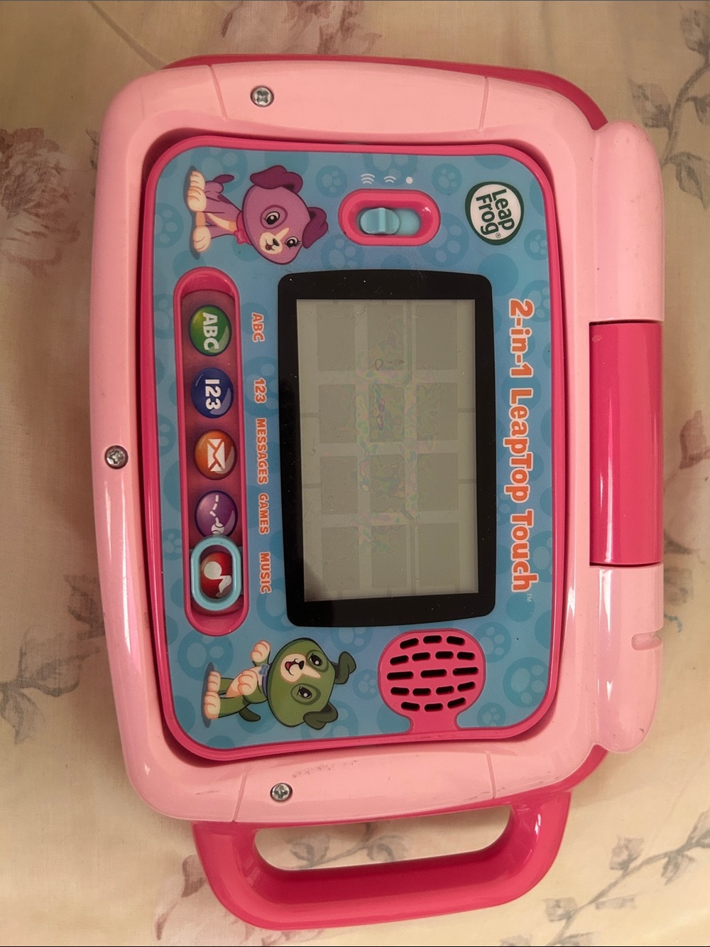 LeapFrog 2-in-1 LeapTop Touch Kids Learning Toy - Pink